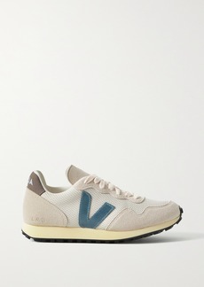 VEJA Sdu Rubber-trimmed Vegan Suede And Recycled Mesh Sneakers