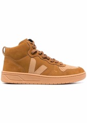 VEJA V-15 nubuck high-top sneakers