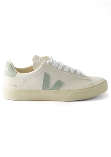 Veja - Campo Leather Trainers - Womens - Green Mint