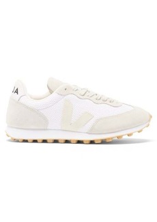 Veja - Rio Branco Suede-panelled Mesh Trainers - Womens - White