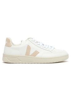 Veja - V-12 Leather Trainers - Womens - Beige White