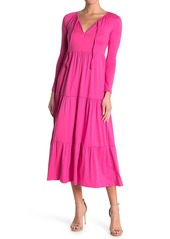 Velvet by Graham & Spencer 3/4 Sleeve Midi Dress