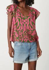 Velvet by Graham & Spencer Aleah Top In Pink