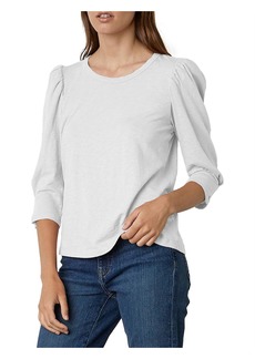 Velvet by Graham & Spencer Angelina Womens Cotton Puff Sleeve T-Shirt
