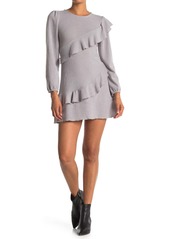 Velvet by Graham & Spencer Cascading Ruffle Sweater Dress