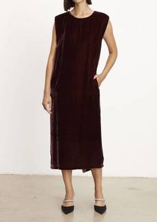 Velvet by Graham & Spencer Kandace Silk Dress In Wineberry