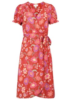 Velvet by Graham & Spencer Meadow floral wrap dress