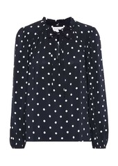 Velvet by Graham & Spencer Naomi polka-dot blouse