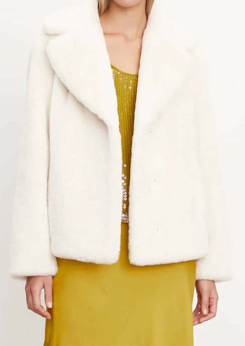 Velvet by Graham & Spencer Raquel Jacket In Off White