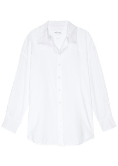 VELVET BY GRAHAM & SPENCER Velvet by Jenny Graham Women's Redondo Cotton Button Up Shirt  S