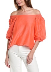 Velvet by Graham & Spencer Silk-Blend Top