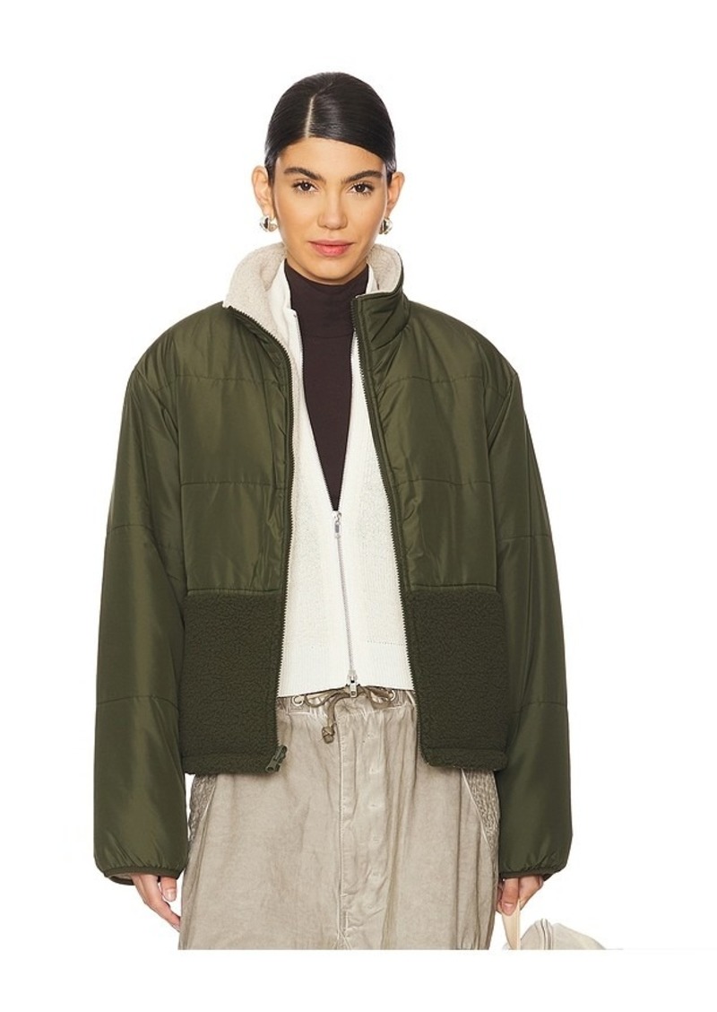 Velvet by Graham & Spencer Tasha Reversible Puffer Sherpa Jacket