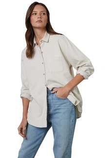 VELVET BY GRAHAM & SPENCER Women's Chelsey Cotton Flannel Button Down Shirt  XL