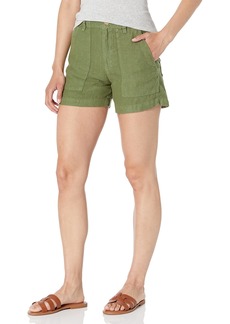 VELVET BY GRAHAM & SPENCER Women's Fallon Heavy Linen Shorts