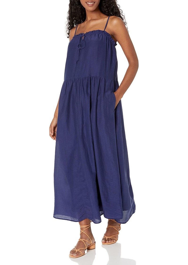 Velvet by Graham & Spencer womens Farrah Silk Cotton Voile Ankle Length Casual Dress   US