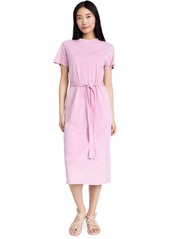 VELVET BY GRAHAM & SPENCER Women's Gabby Mineral Jersey Midi Length T-Shirt Dress  S