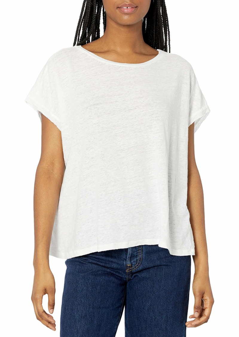 VELVET BY GRAHAM & SPENCER Women's Hudson Linen Knit T-Shirt  M