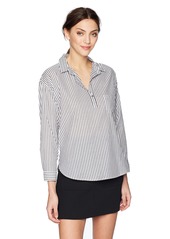 Velvet by Graham & Spencer Women's Idona Stripe Popover Shirt  S