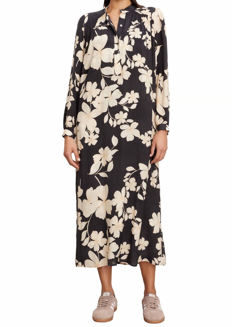 Velvet by Graham & Spencer Women's Josepha Daylily Print Dress