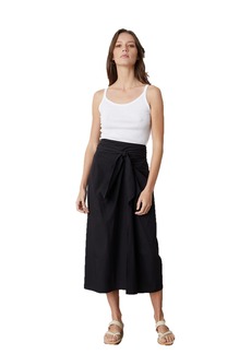 VELVET BY GRAHAM & SPENCER Women's Leena Cotton Shirting Skirt