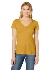 VELVET BY GRAHAM & SPENCER Women's Lilith Cotton Slub Tee  M