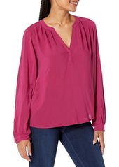 VELVET BY GRAHAM & SPENCER Women's Posie Rayon Challis Blouse