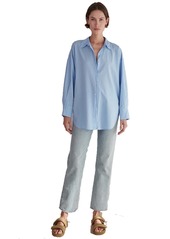 VELVET BY GRAHAM & SPENCER Women's Redondo Cotton Button Up Shirt