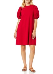 Velvet by Graham & Spencer Women's Siami Structured Cotton Dress red S