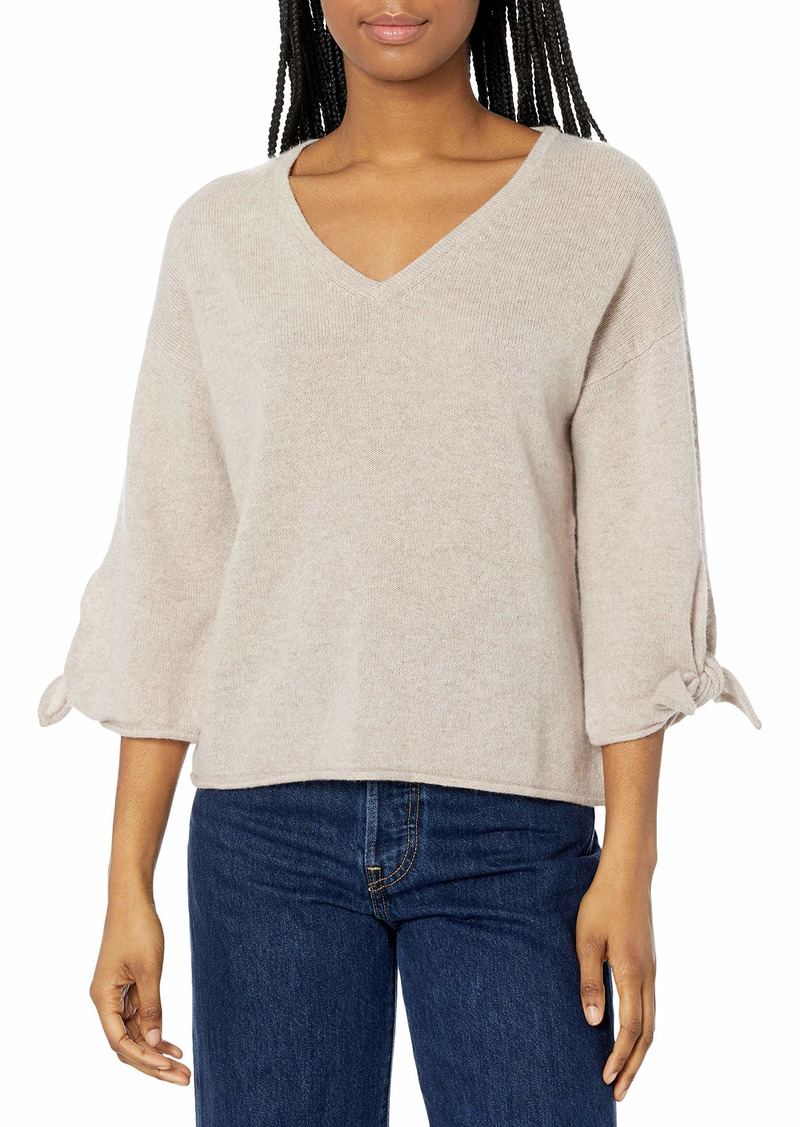 VELVET BY GRAHAM & SPENCER Women's Vida Sheer Cashmere Sweater