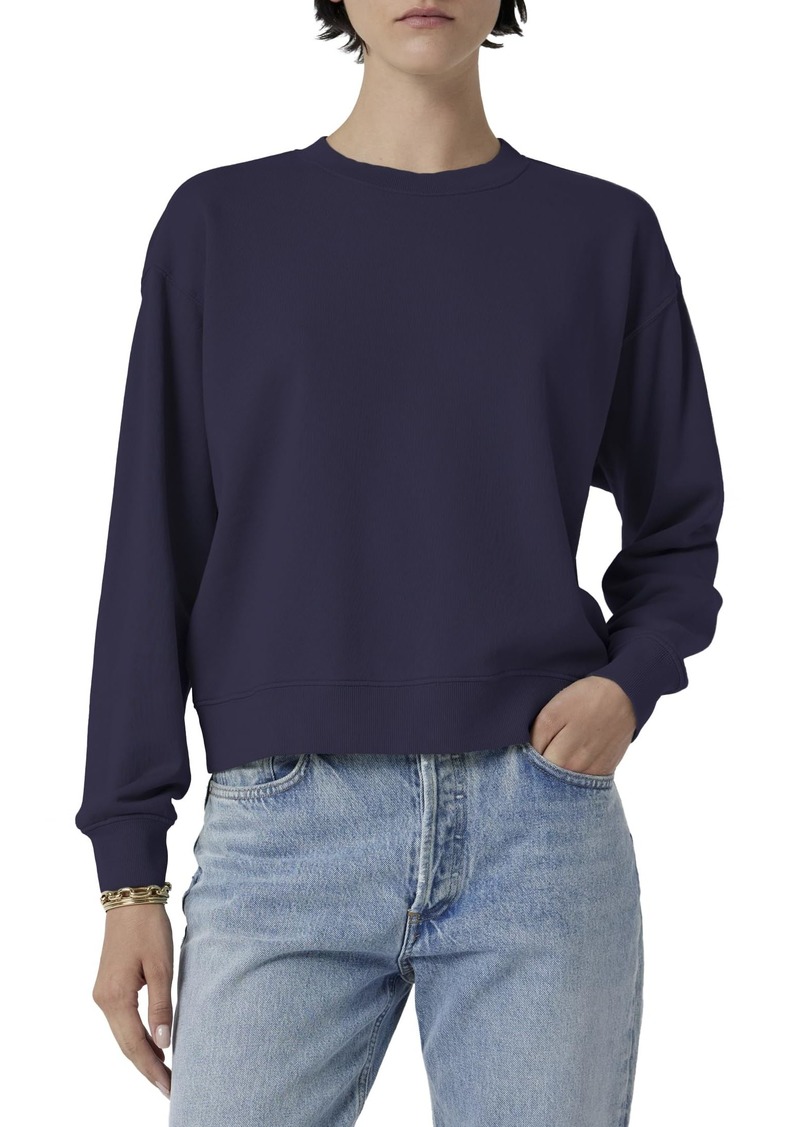 Velvet by Graham & Spencer womens Ynez Organic Fleece Sweatshirt   US