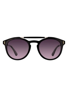 Velvet by Graham & Spencer Velvet Eyewear Amelia 50mm Polarized Round Sunglasses