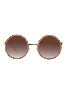Velvet by Graham & Spencer Velvet Eyewear Essie 52mm Gradient Round Sunglasses