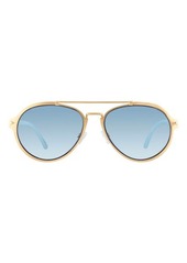 Velvet by Graham & Spencer Velvet Eyewear Jesse 55mm Aviator Sunglasses
