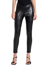 Velvet by Graham & Spencer Velvet Women's Berdine Faux Leather Leggings  XS