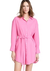 Velvet by Graham & Spencer Velvet Women's Button-Down Shirt  Pink L