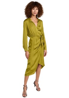 Velvet by Graham & Spencer Velvet Women's Jovie Dress  Green L