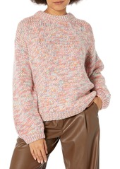 VELVET BY GRAHAM & SPENCER Women's Trix Rainbow Alpaca Pullover Sweater  XS