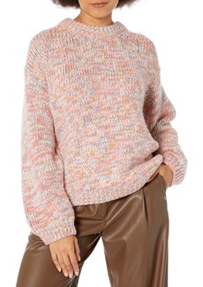 VELVET BY GRAHAM & SPENCER Women's Trix Rainbow Alpaca Pullover Sweater  XL