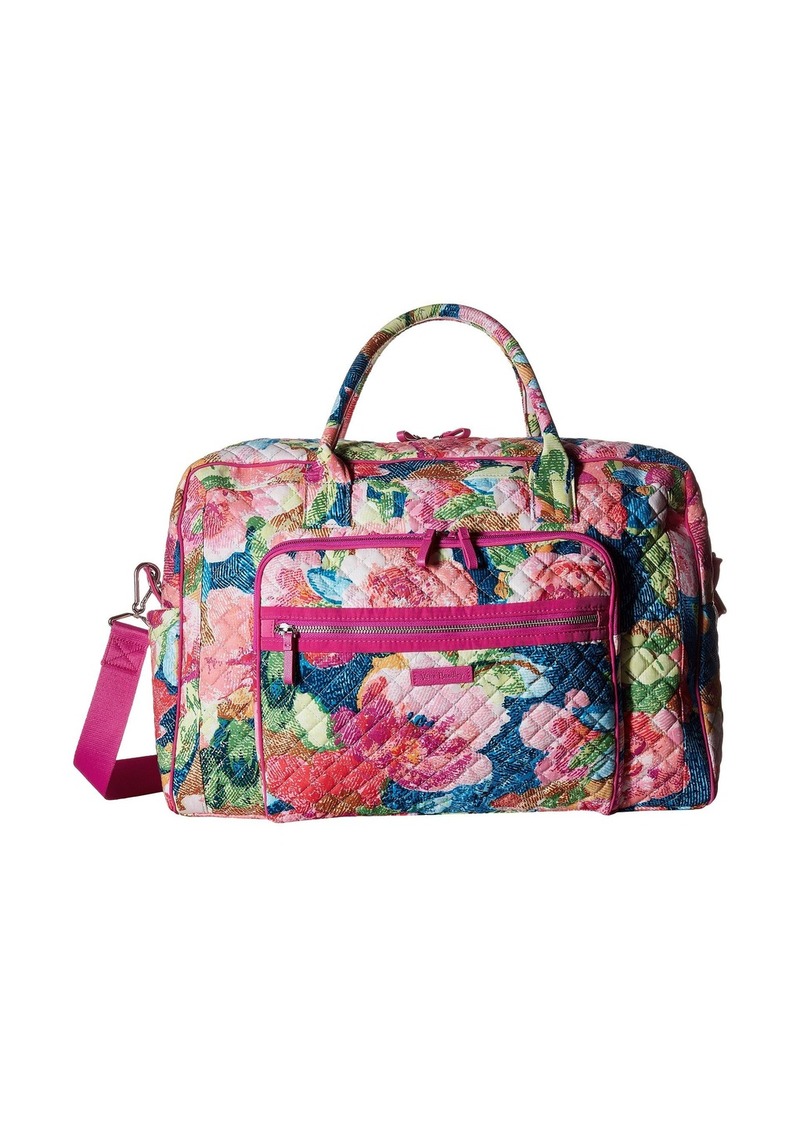 vera bradley iconic weekender travel bag