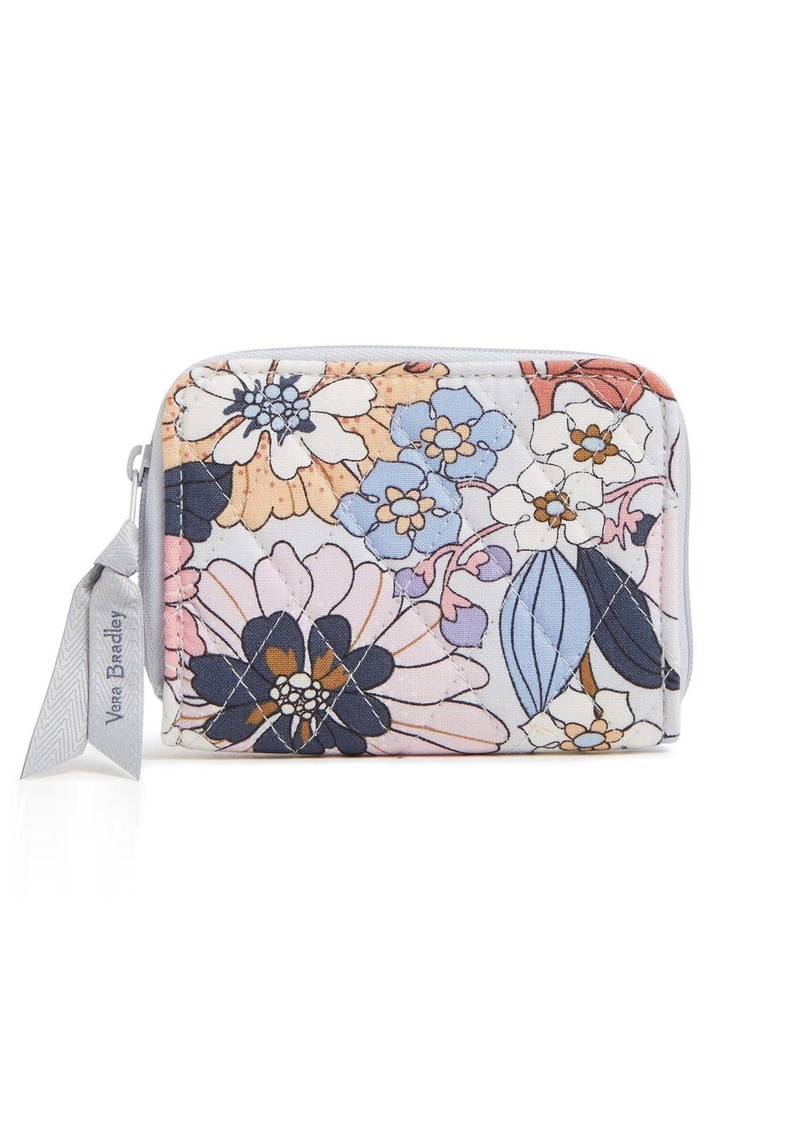 Vera Bradley Outlet Cotton Small Zip-Around Wallet