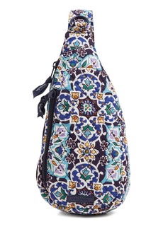 Vera Bradley Cotton Essential Compact Sling Backpack