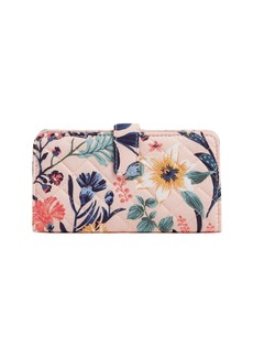 Vera Bradley Cotton Finley Wallet with RFID Protection