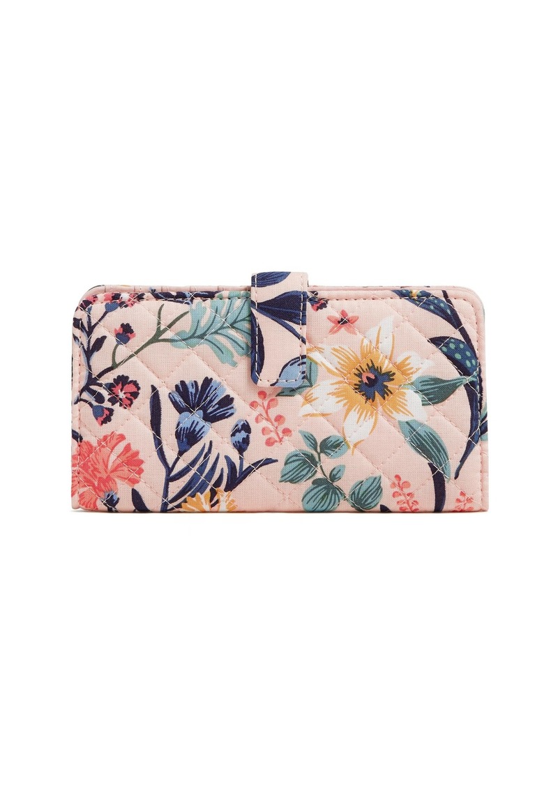 Vera Bradley Cotton Finley Wallet with RFID Protection