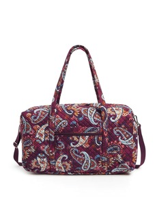 Vera Bradley Women's Cotton Lay Flat Travel Duffle Bag