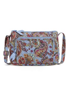 Vera Bradley Cotton Little Hipster Crossbody Purse with RFID Protection
