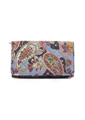 Vera Bradley Women's Cotton Trifold Clutch Wallet With Rfid Protection