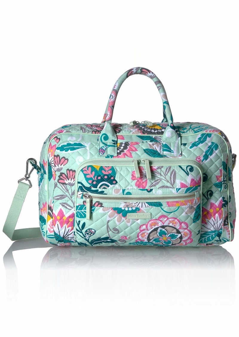 vera bradley iconic compact weekender travel bag