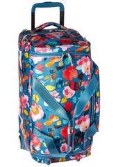 vera bradley lighten up foldable rolling duffel