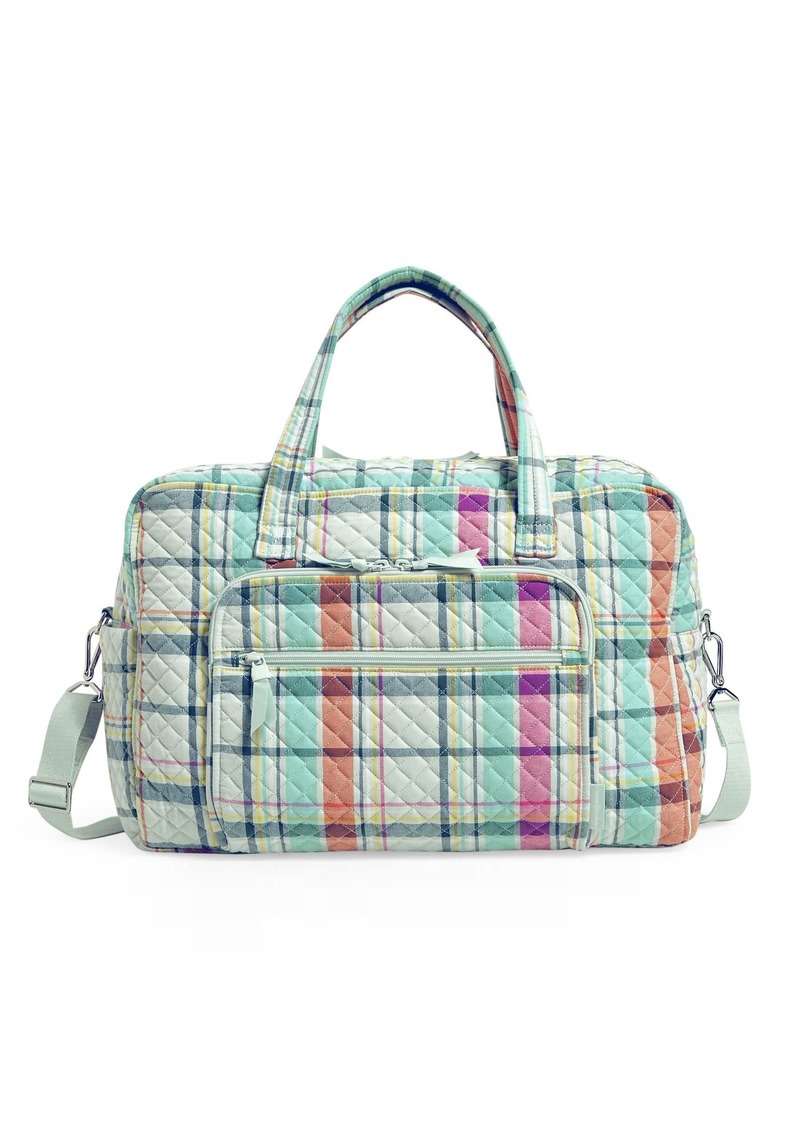 Vera Bradley Women's Cotton Weekender Travel Bag