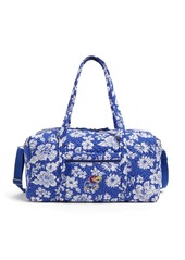 Vera Bradley Women's Cotton Collegiate Large Travel Duffle Bag (Multiple Teams Available)